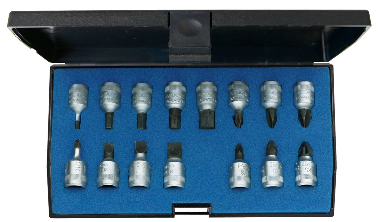 Gedore Steckschlüssel-Bit-Einsatz-Set 1/4" (6.3 mm) 15teilig 1815601