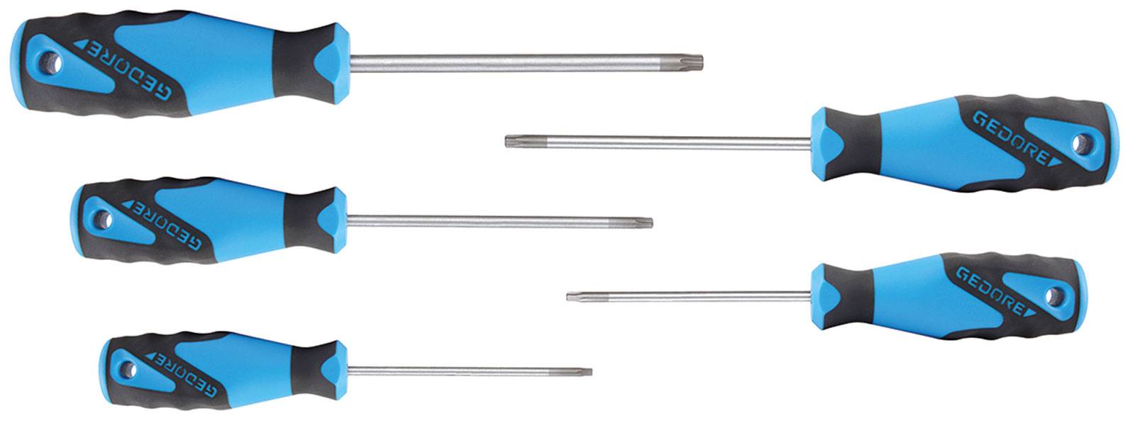 Gedore Werkstatt Schraubendreher-Set 5teilig Innen-Sechsrund (TX)