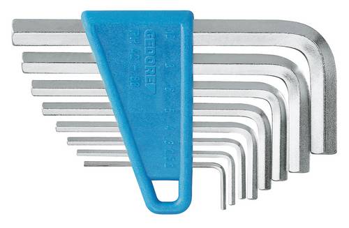 Gedore 6352000 Innen-Sechskant Winkelschraubendreher-Set 2 mm, 2.5 mm, 3 mm, 4 mm, 5 mm, 6 mm, 8 mm