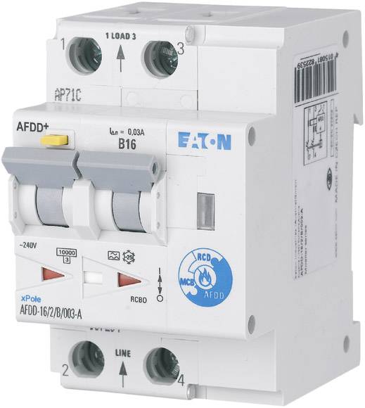 Eaton 187208 Brandschutzschalter 2polig 16 A 0.01 A 230 V/AC 1 St.