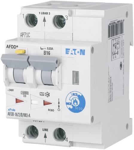 Eaton 187211 Brandschutzschalter 2polig 16A 0.03A 230 V/AC