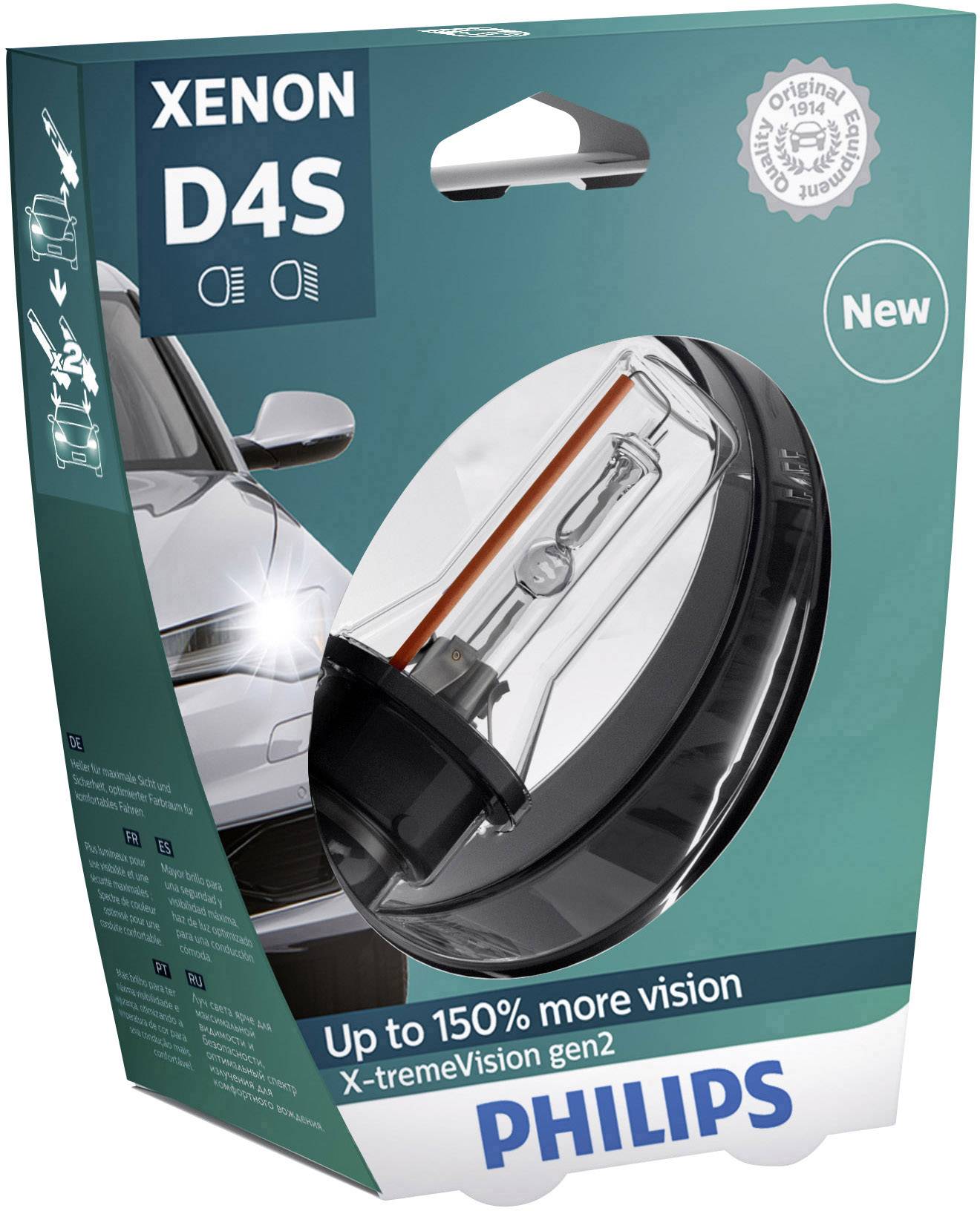 Philips 42402XV2S1 Xenon Leuchtmittel X-tremeVision D4S 35 W 42 V