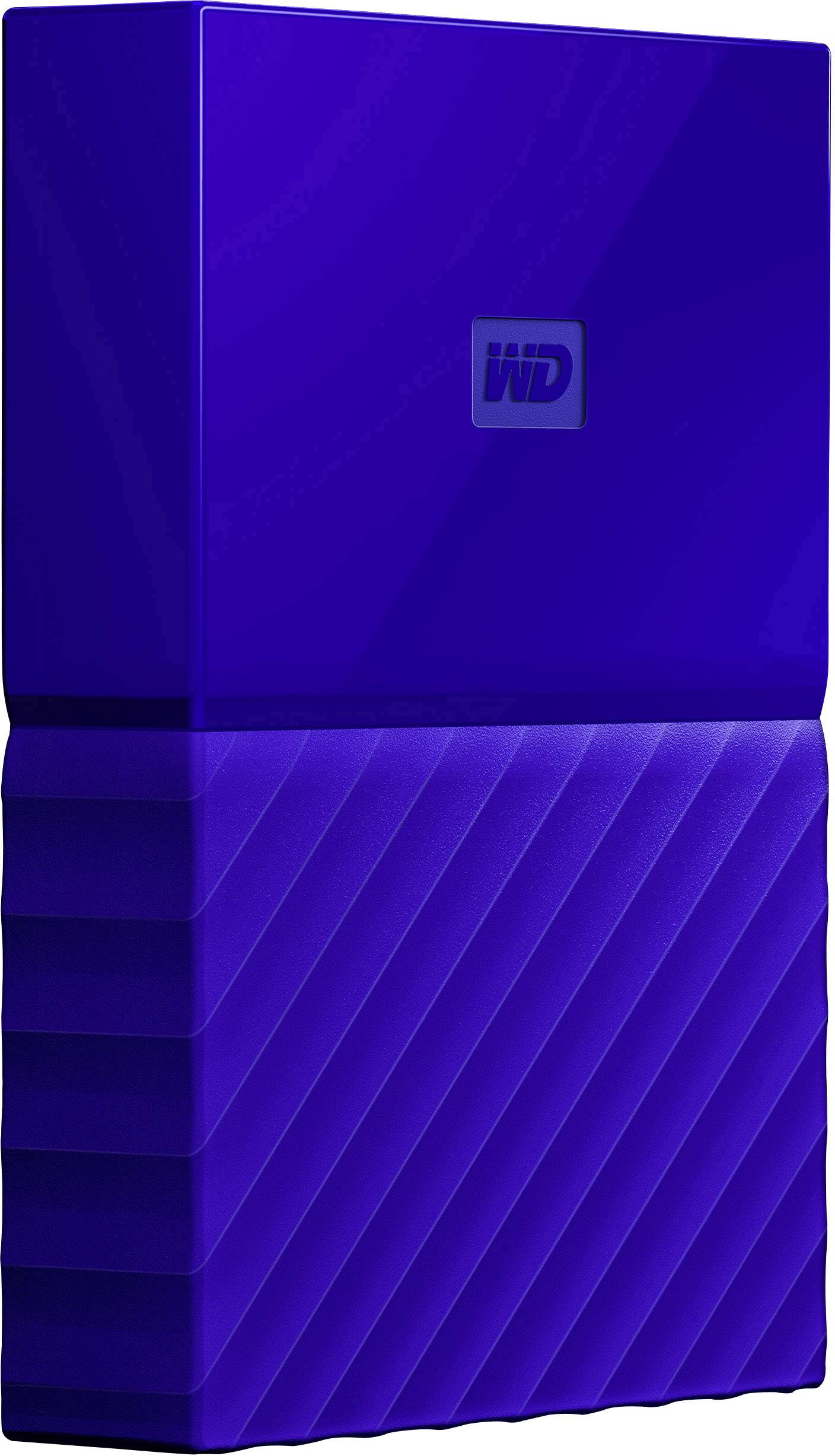WD My Passport WDBYFT0040BBL - Festplatte - verschlüsselt - 4 TB - extern (tragbar) - USB 3.0