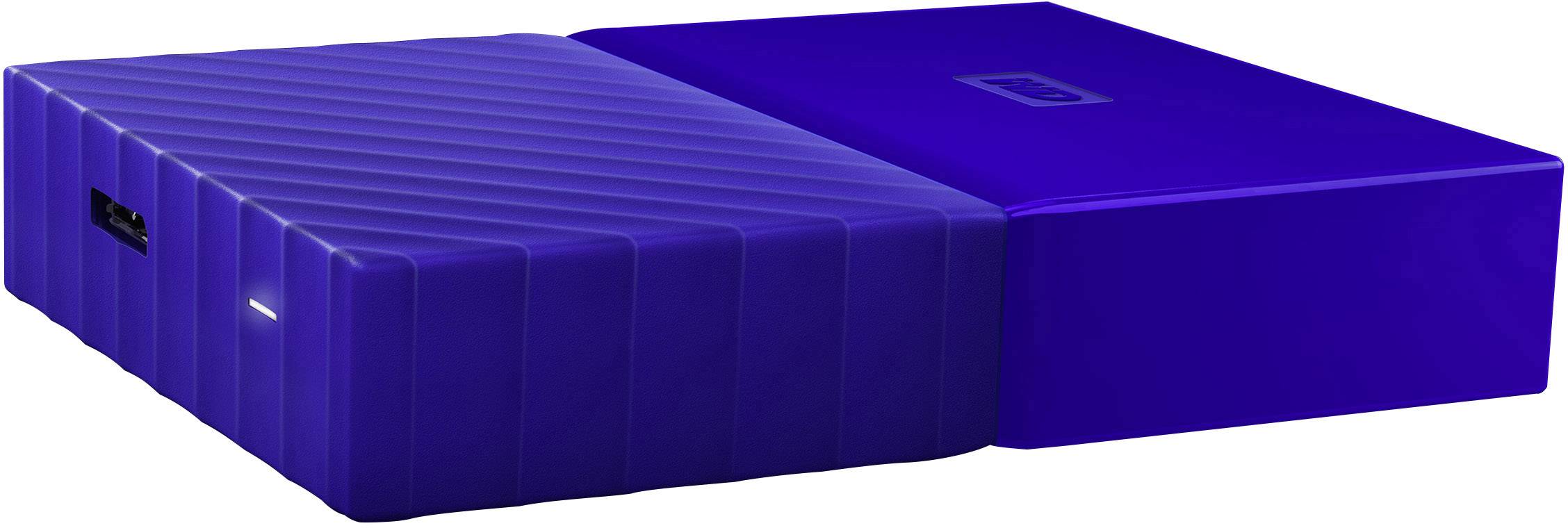 WD My Passport WDBYFT0040BBL - Festplatte - verschlüsselt - 4 TB - extern (tragbar) - USB 3.0