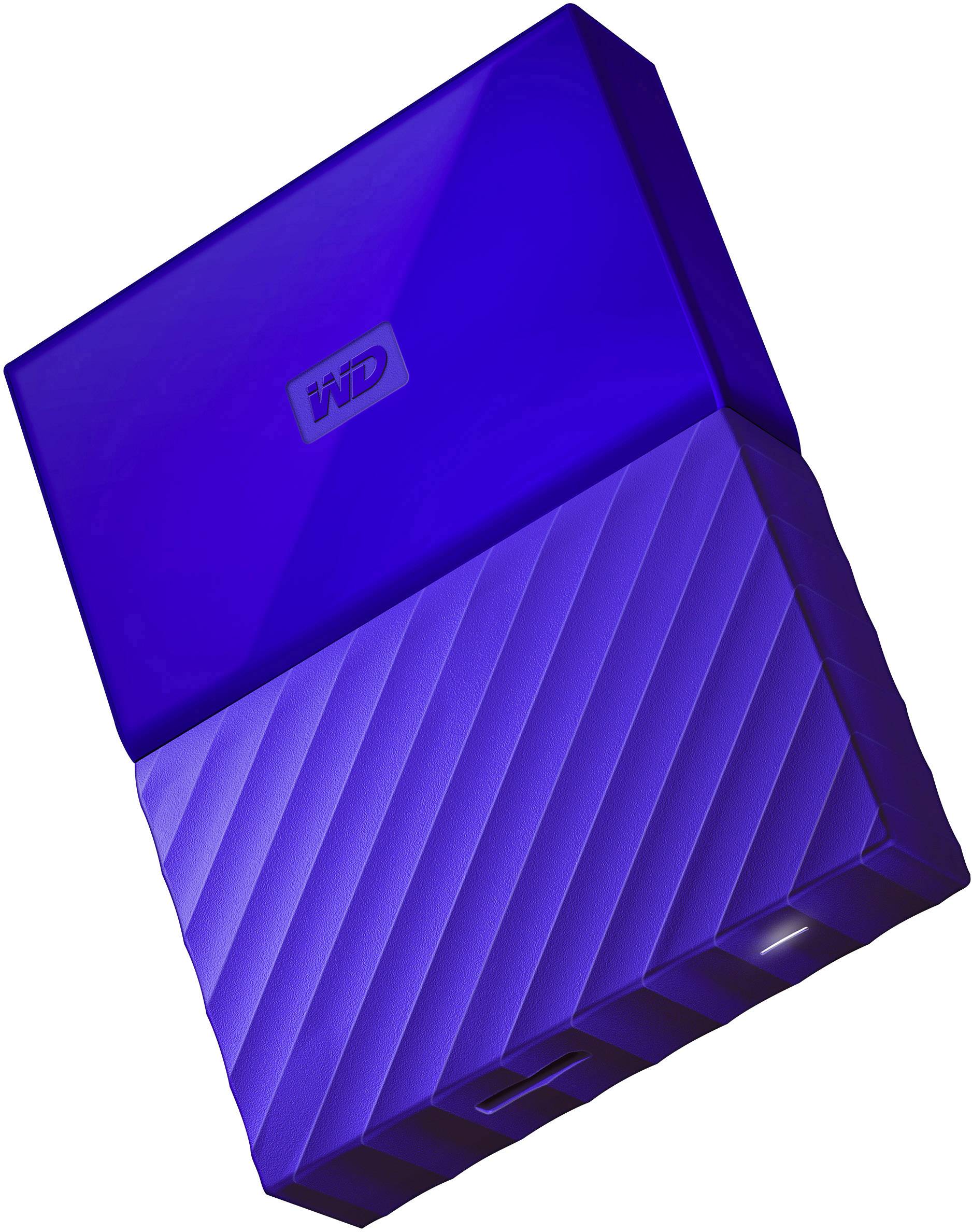 WD My Passport WDBYFT0040BBL - Festplatte - verschlüsselt - 4 TB - extern (tragbar) - USB 3.0