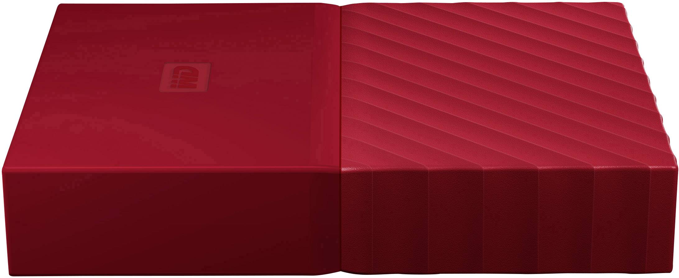 WD My Passport 4 TB Externe Festplatte 6.35 cm (2.5 Zoll) USB 3.0 Rot WDBYFT0040BRD-WESN