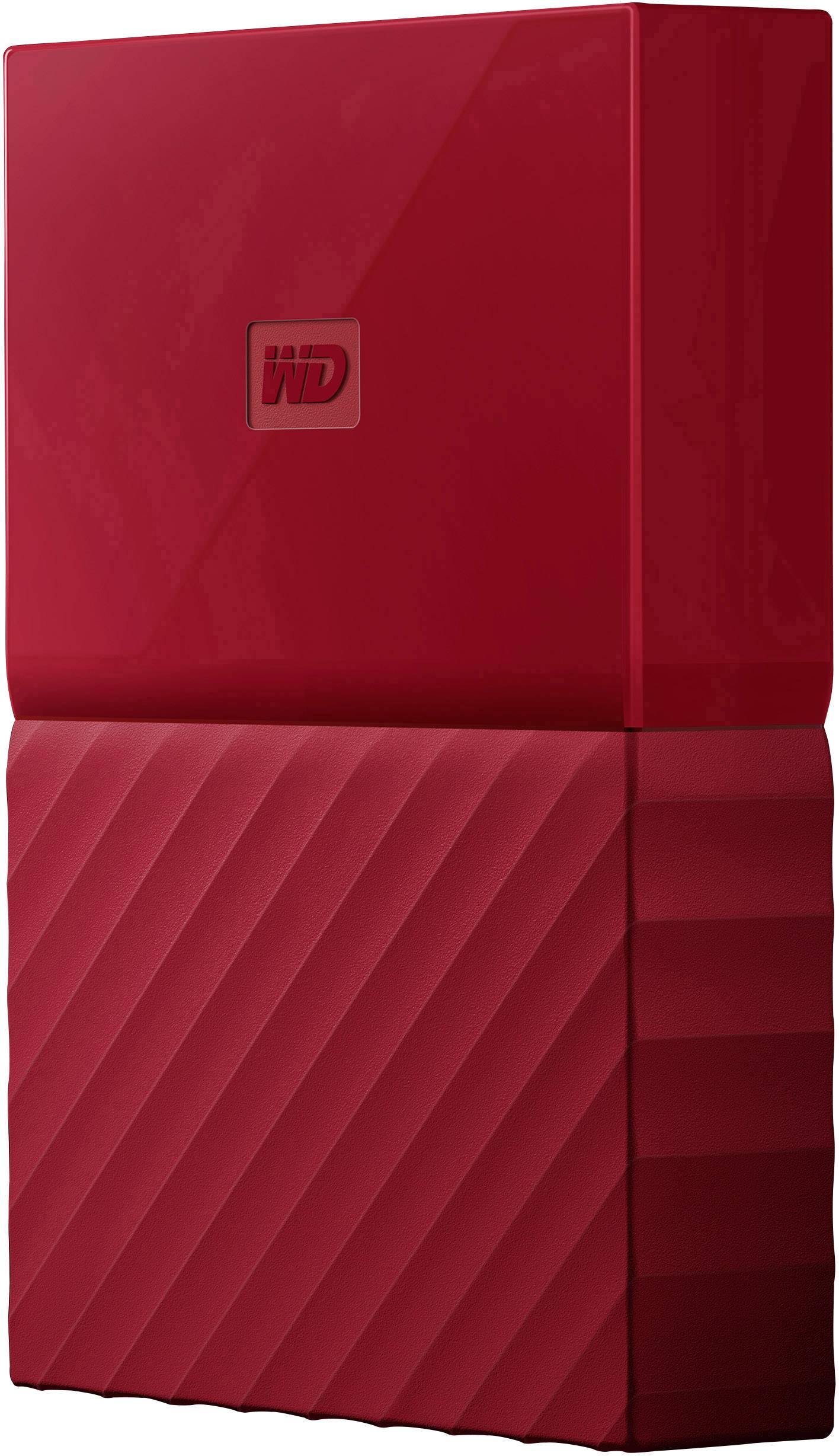 WD My Passport Externe Festplatte 6.35cm (2.5 Zoll) 2TB Rot USB 3.0