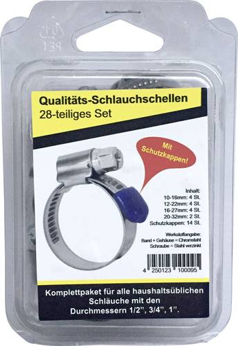 Kash 3771310001 Schlauchschelle 10 - 32 mm 28-teilig