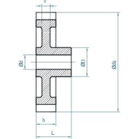 Reely Polyacetal Stirnzahnrad Modul-Typ: 1.0 Bohrungs-Ø: 12mm Anzahl Zähne: 100 Reely Polyacetal Stirnzahnrad Modul-Typ: 1.0 Bohrungs-Ø: 12mm Anzahl Zähne: 100