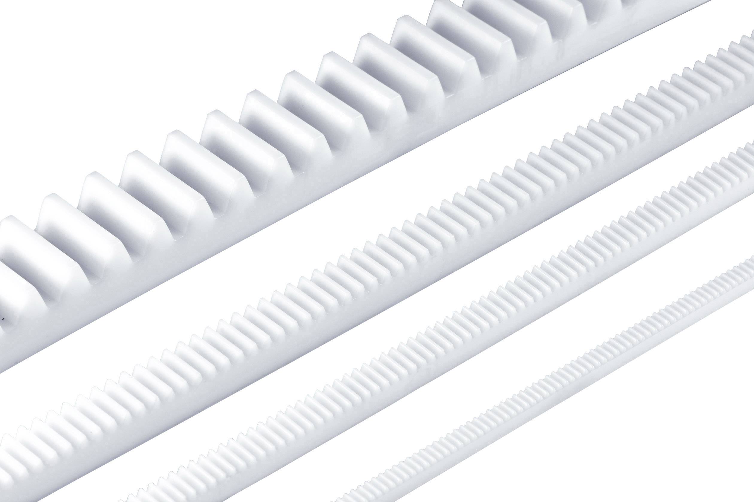 Reely Polyacetal-Zahnstange Modul-Typ: 0.5 (L x B x H) 250 x 4 x 4.5mm