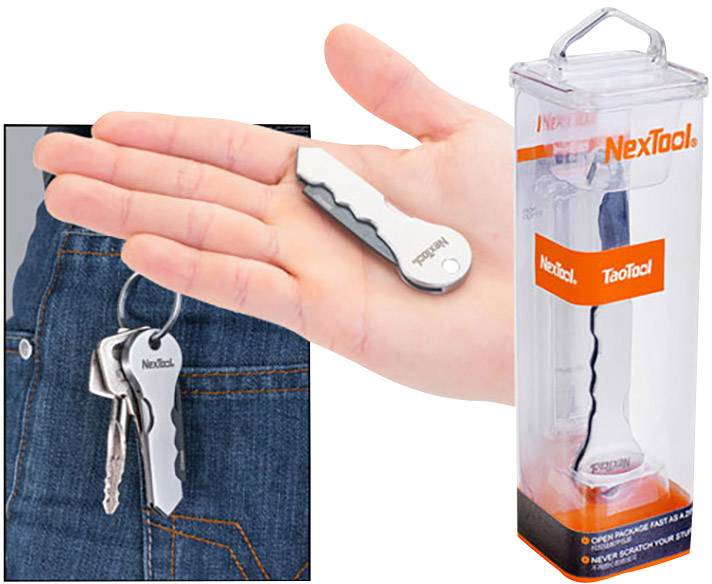 Nextorch TaoTool Cutter NT-KT5509 Arbeitsmesser mit Soft-Touch Silber