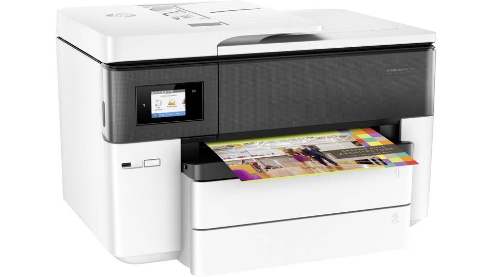 HP OfficeJet Pro 7740 Wide Format All-in-One Tintenstrahl-Multifunktionsdrucker A3 Drucker drucker wlan duplex all in one
