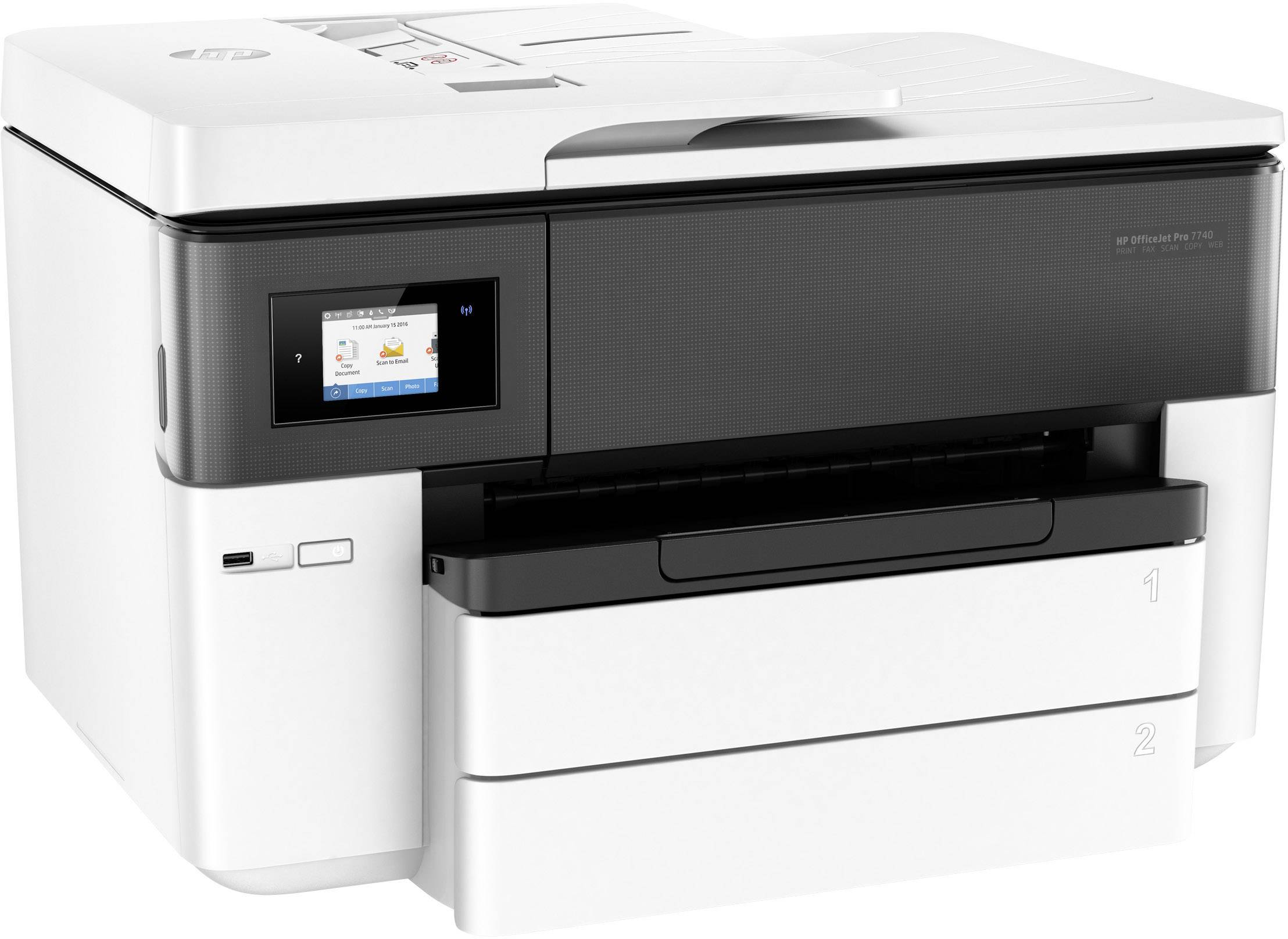 Officejet Pro 7740 All-in-One - Multifunction Printer - Colour - Ink Jet