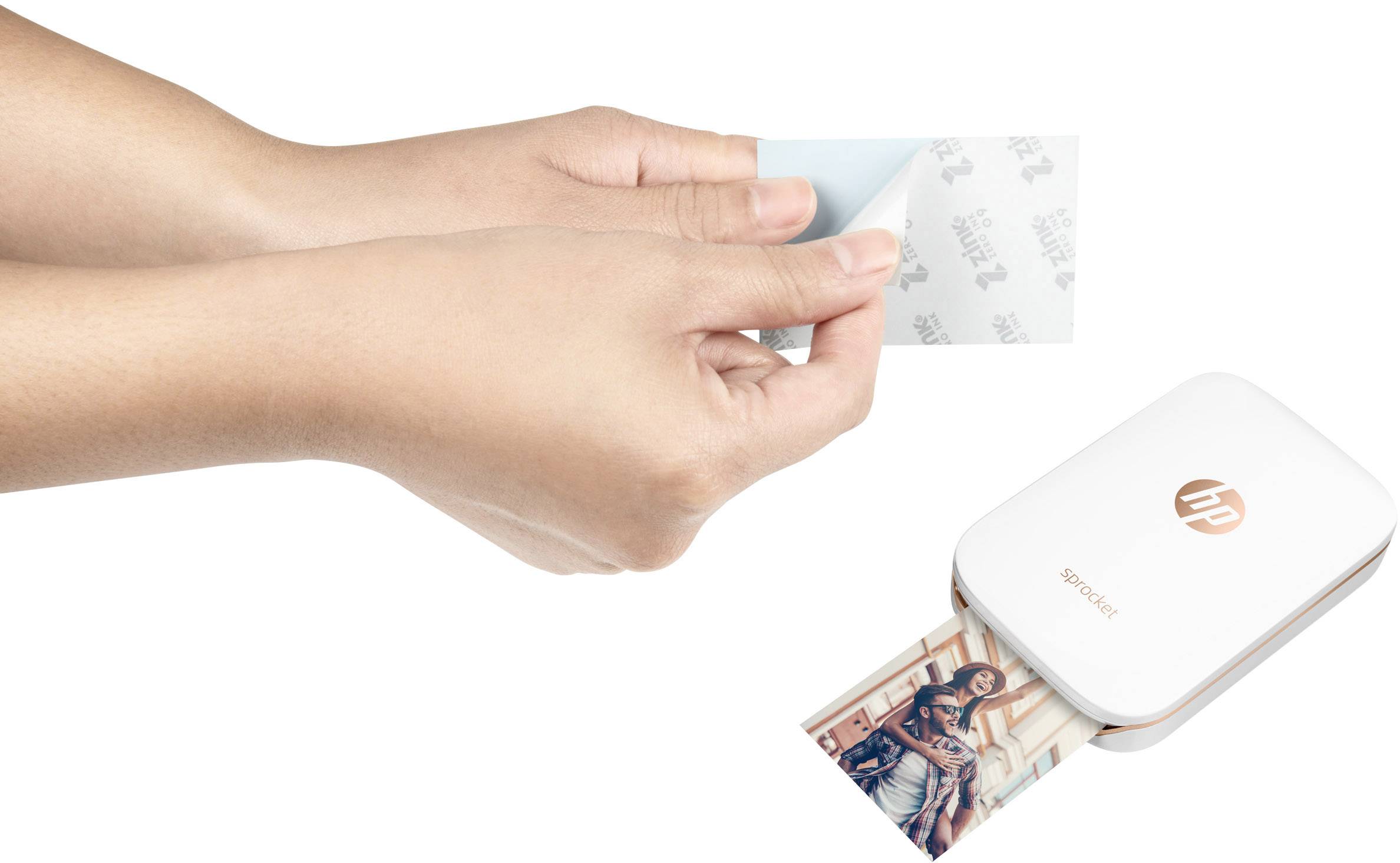 HP ZINK® PHOTO PAPER W4Z13A Fotodrucker Fotopapier 20 Blatt