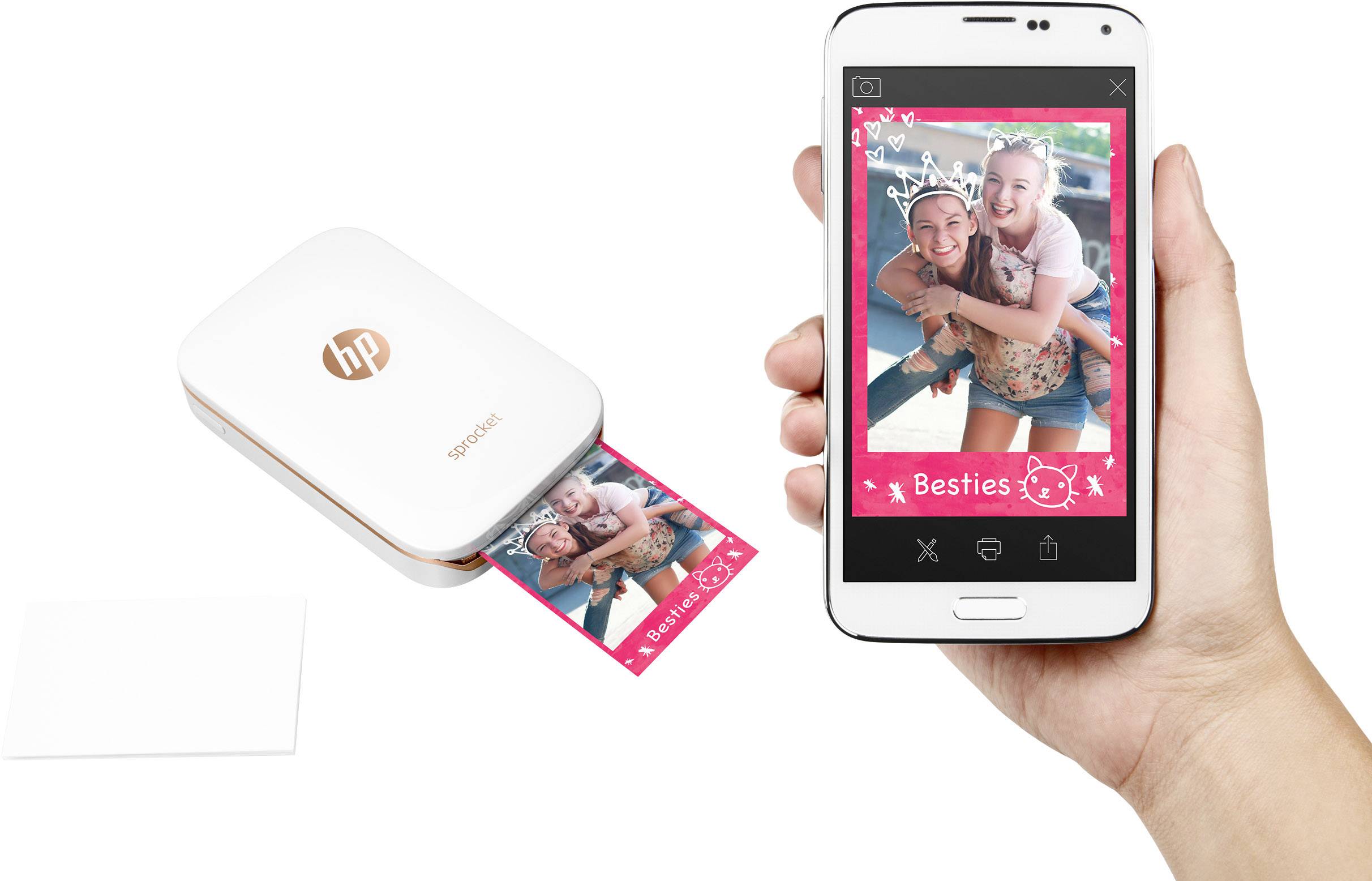 HP ZINK® PHOTO PAPER W4Z13A Fotodrucker Fotopapier 20 Blatt