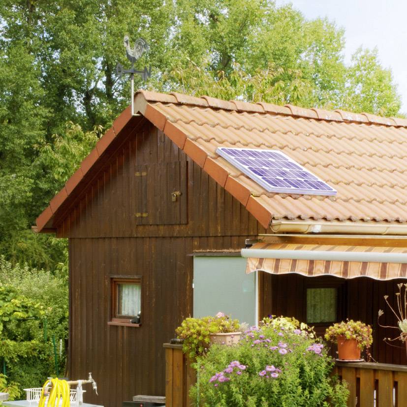 Esotec Poly 120005 Solar-Set 20 Wp inkl. Akku, inkl. Anschlusskabel, inkl. Laderegler