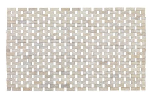 Wenko Badematte Bamboo Weiß, 50 x 80cm 22106100 1St.
