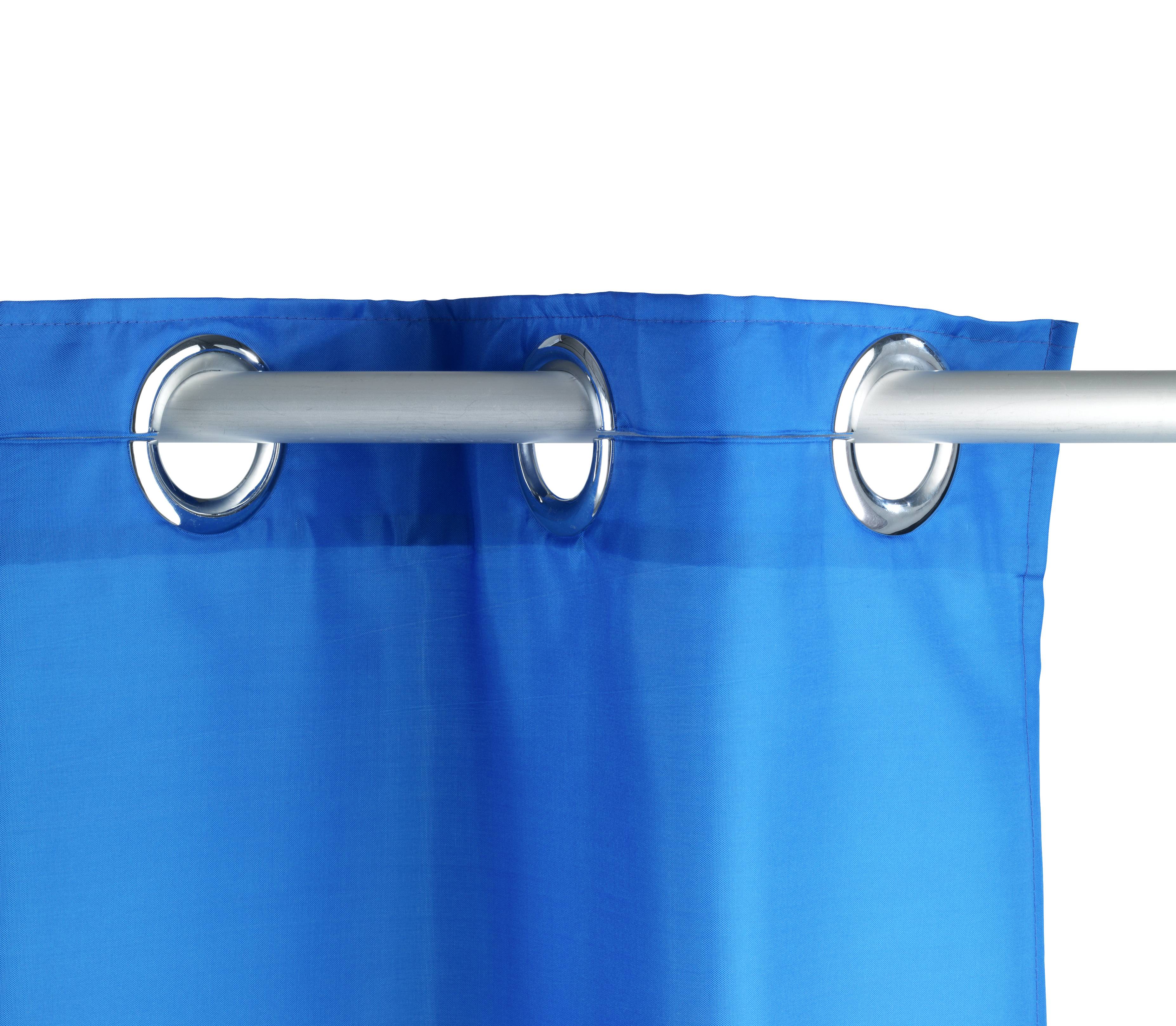 Wenko Comfort Flex Duschvorhang (B x H) 180cm x 200cm Polyester Blau waschbar