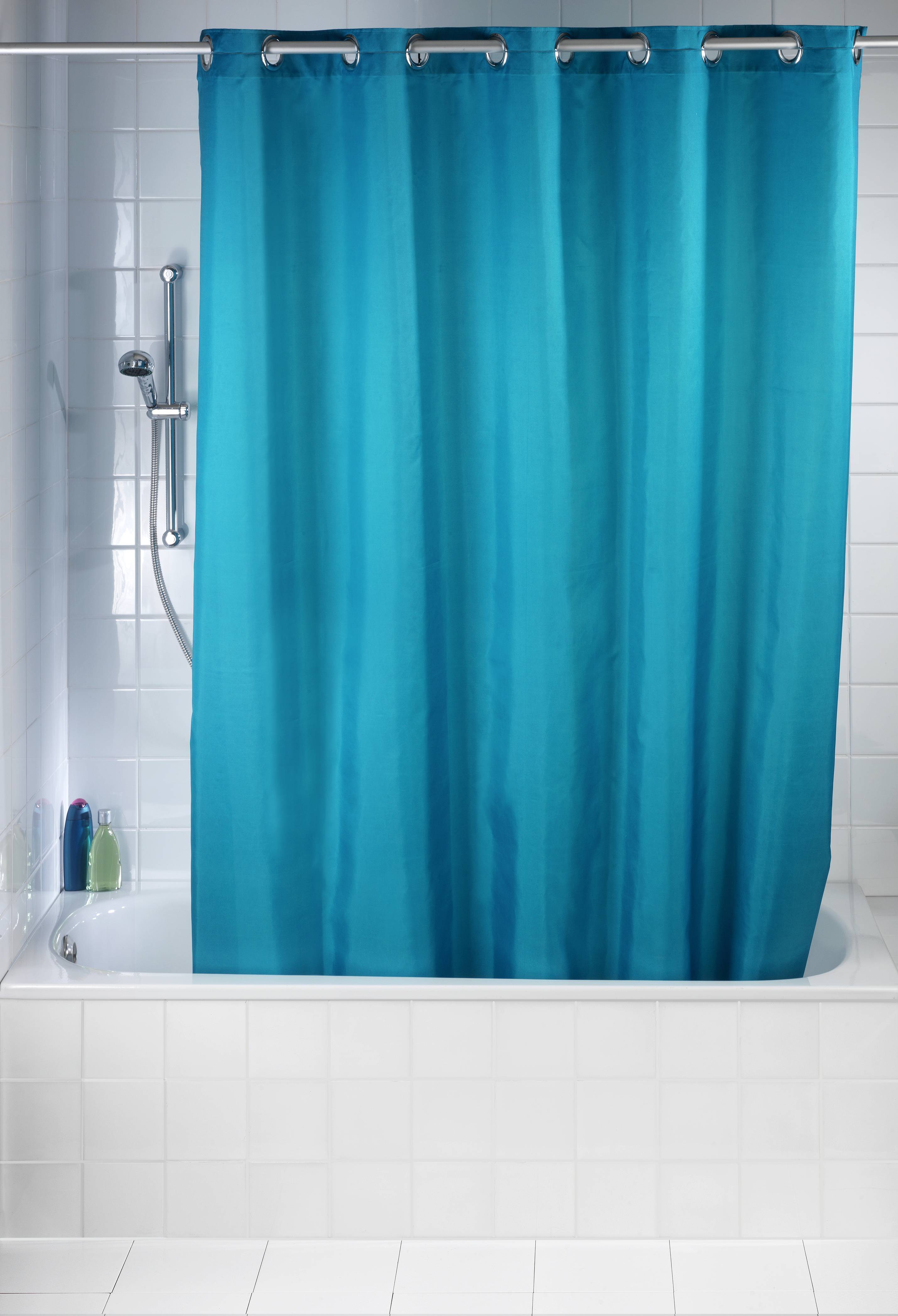 Wenko Comfort Flex Duschvorhang (B x H) 180cm x 200cm Polyester Petrol waschbar