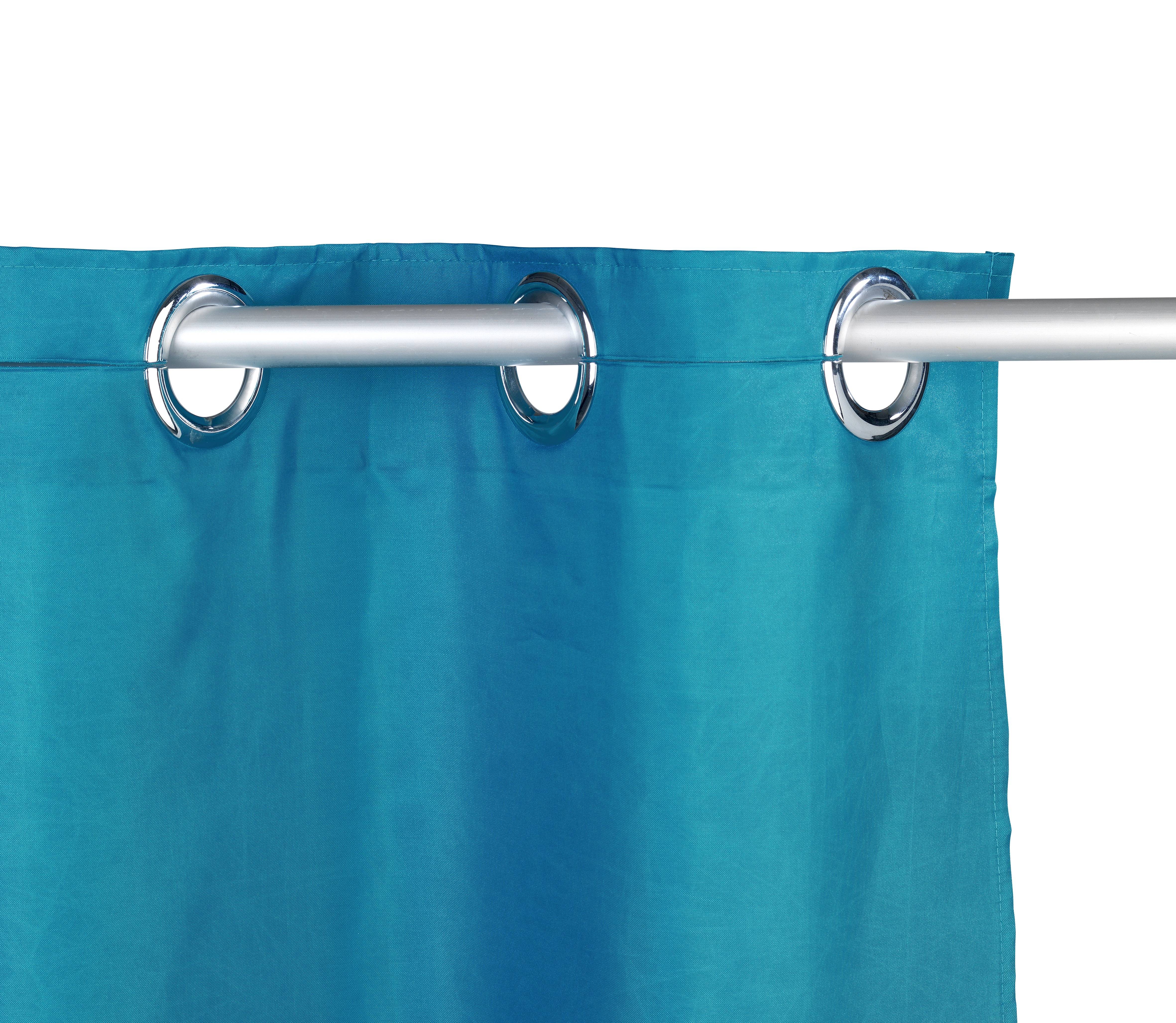 Wenko Comfort Flex Duschvorhang (B x H) 180cm x 200cm Polyester Petrol waschbar