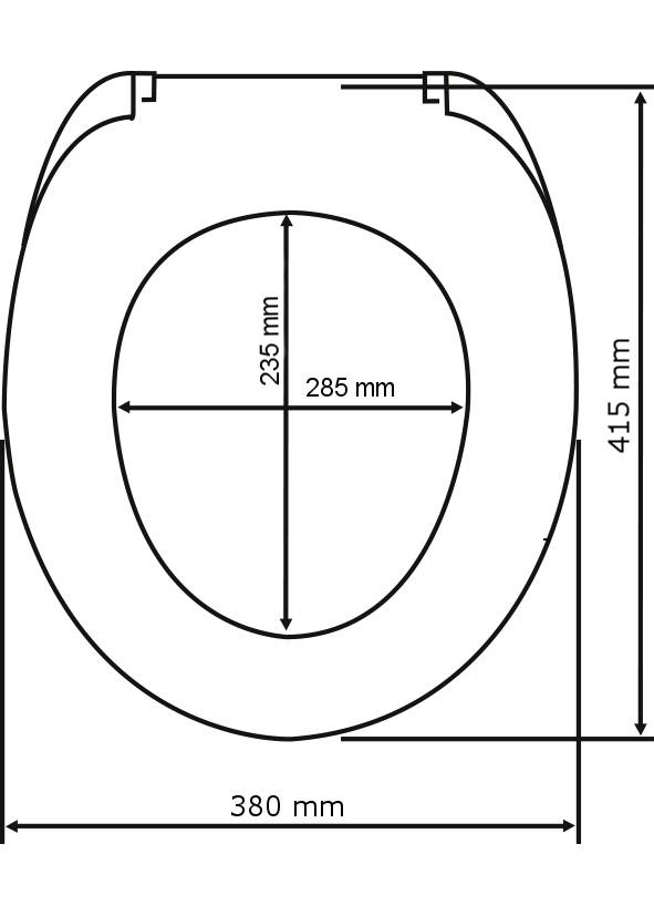 Wenko 22270100 Bois WC-Sitz Duroplast, Acryl