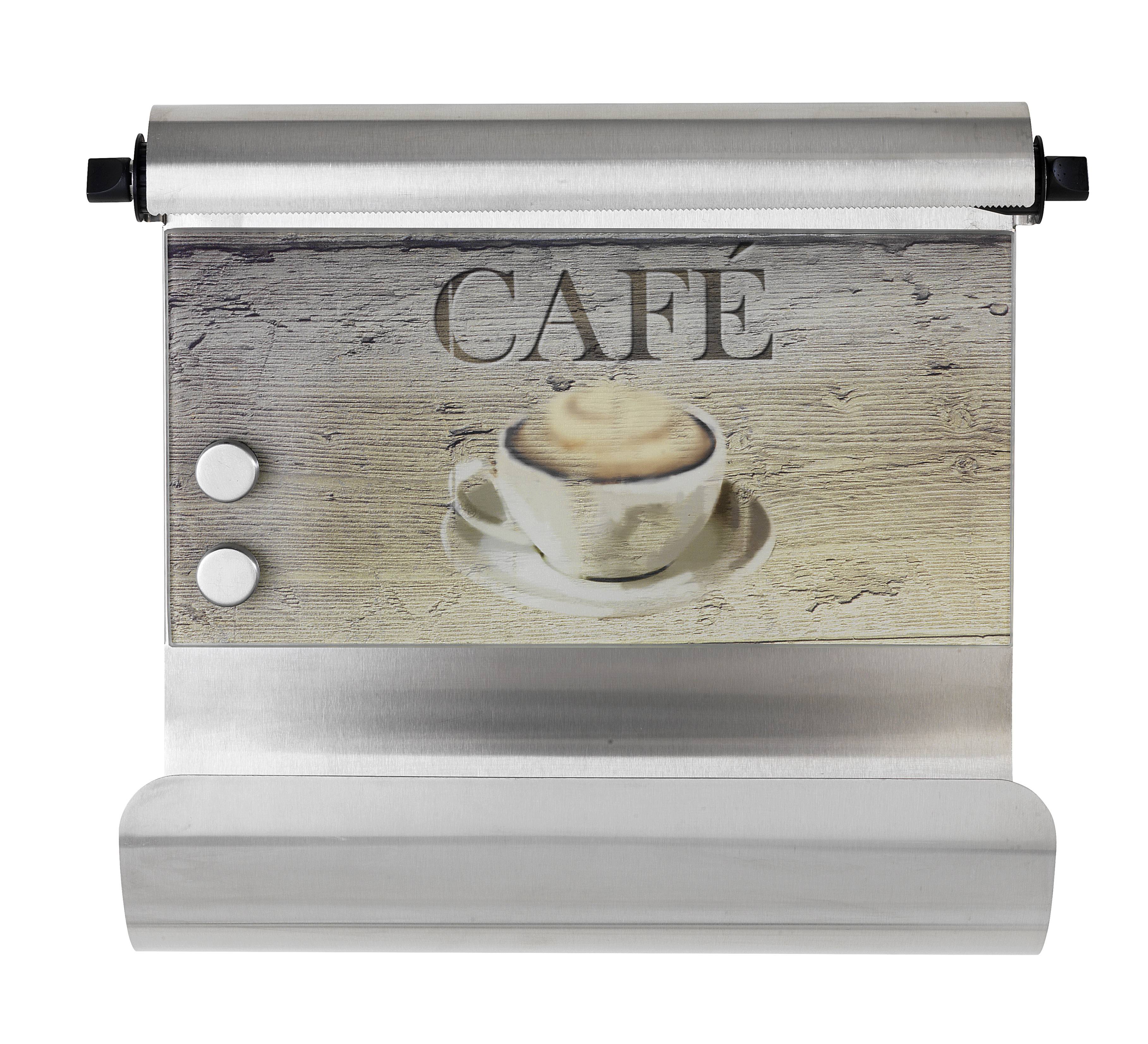 Wenko Magnetischer Rollenhalter Café, mit Folienspender