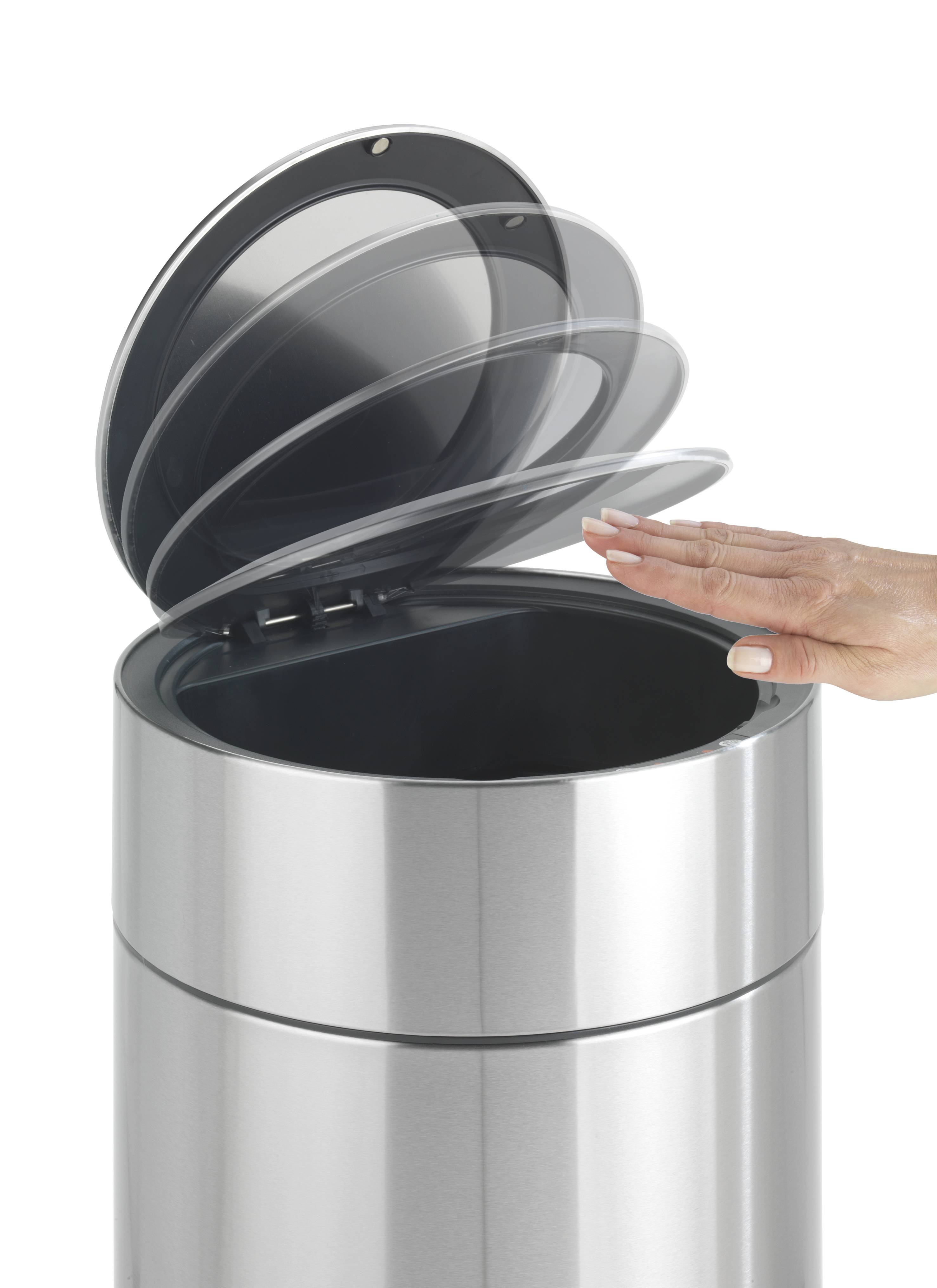 Wenko Abfalleimer Sensor, Sensortechnik, 30 l, Edelstahl matt