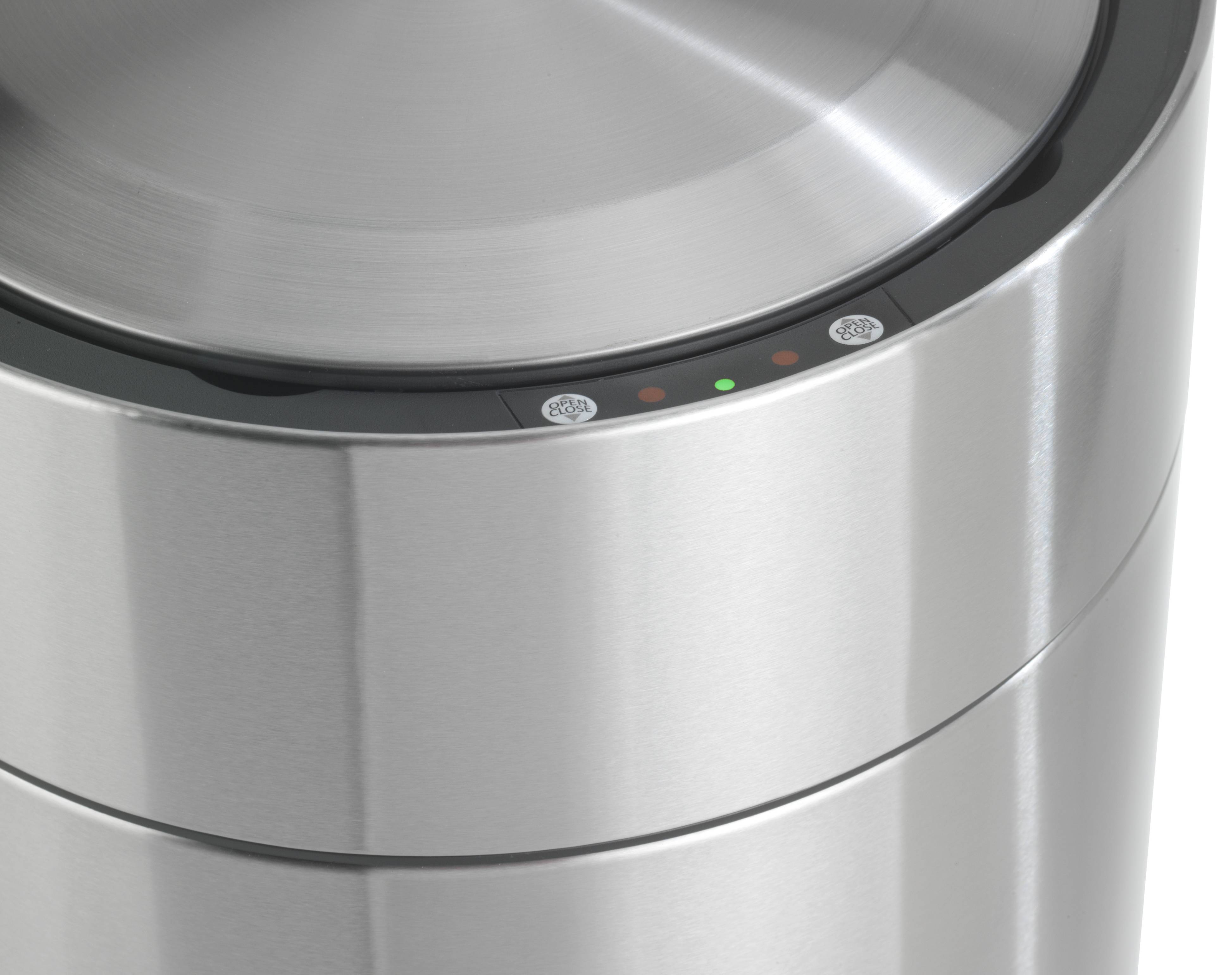 Wenko Abfalleimer Sensor, Sensortechnik, 30 l, Edelstahl matt