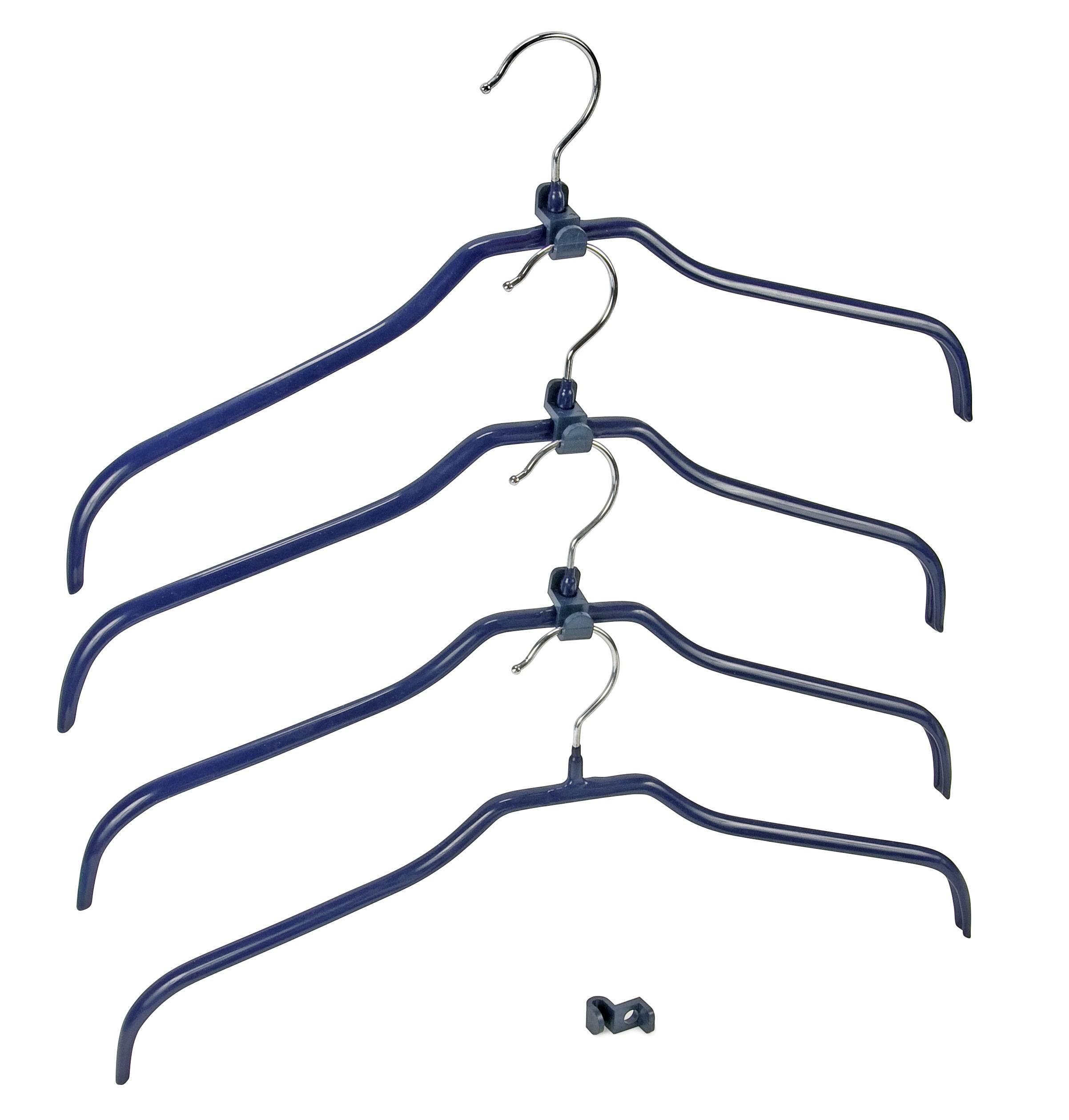 Wenko Kleiderbügel-Set Multi, 12 Kleiderbügel, 12 Bügelverbinder 69199800