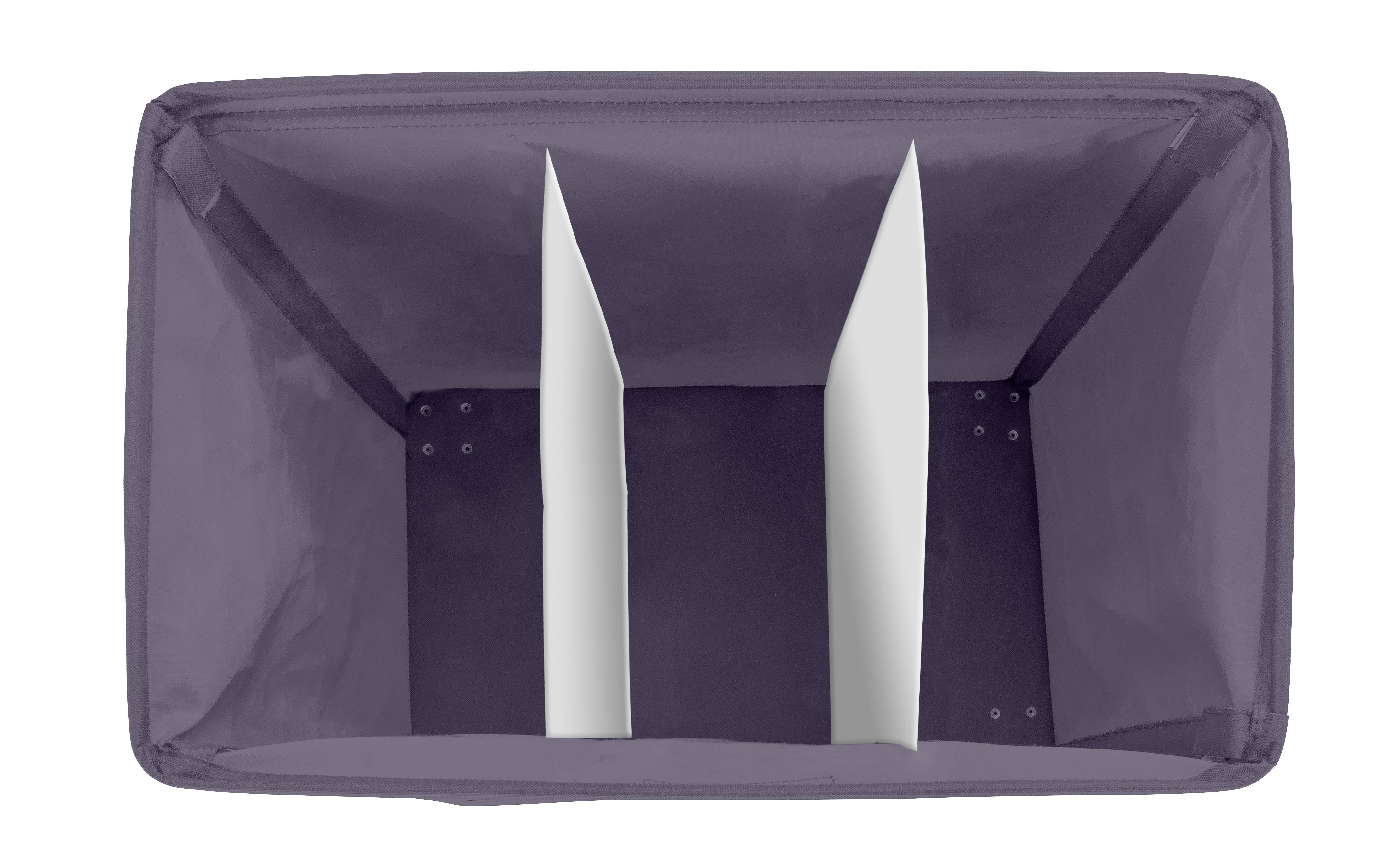 WENKO Wäschesammler Trivo Grau, Wäschekorb, 116 l