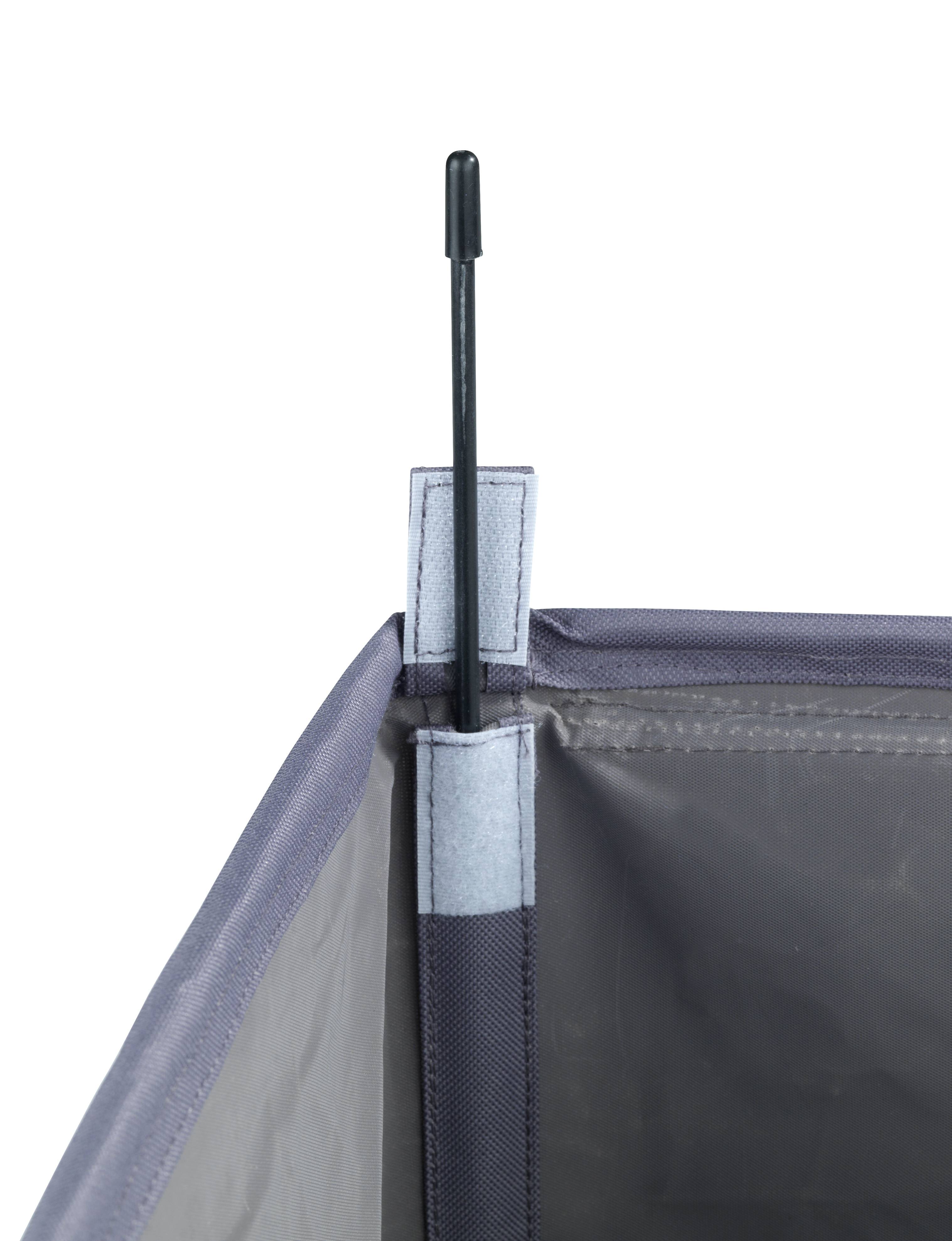 WENKO Wäschesammler Trivo Grau, Wäschekorb, 116 l