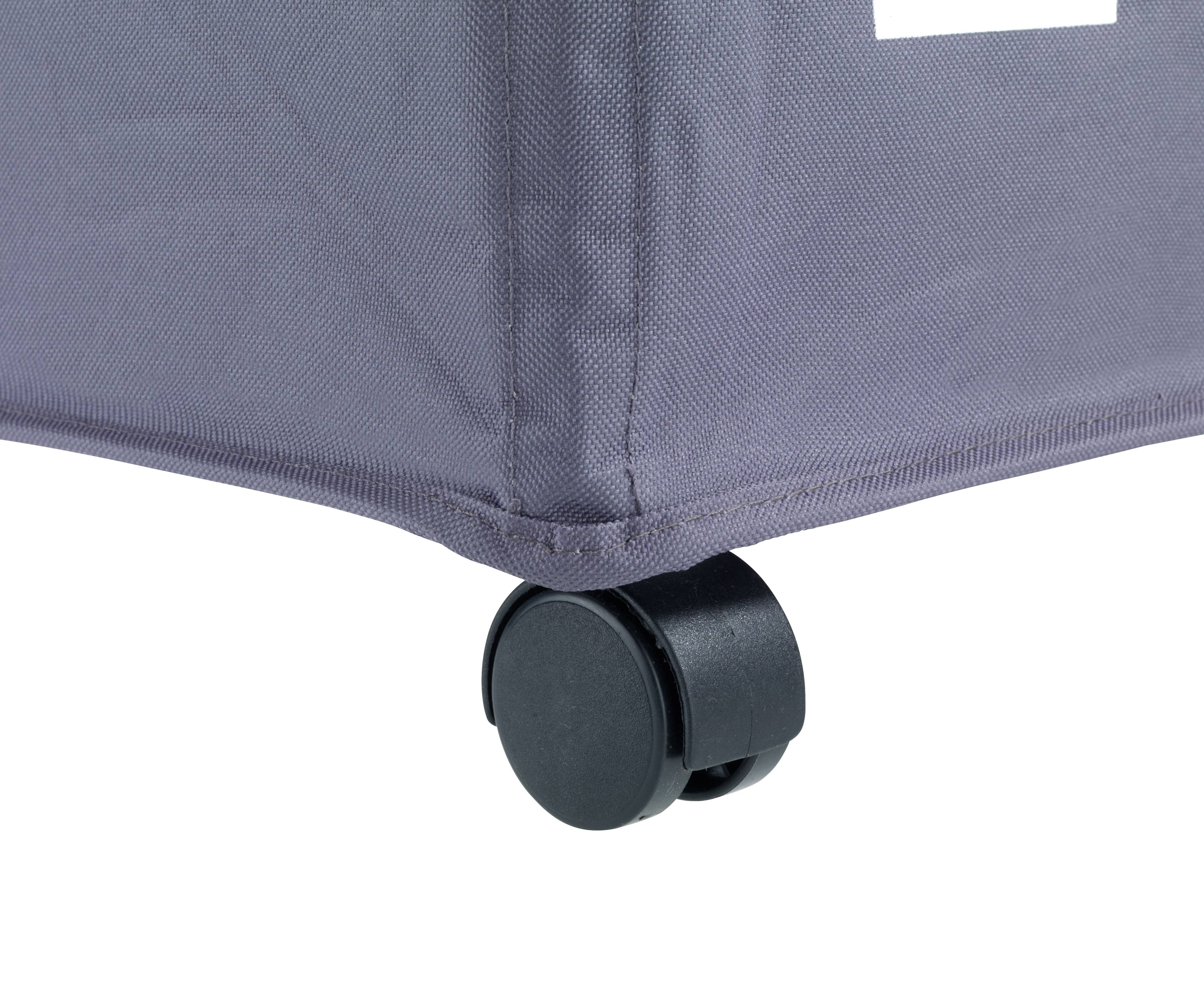 WENKO Wäschesammler Trivo Grau, Wäschekorb, 116 l