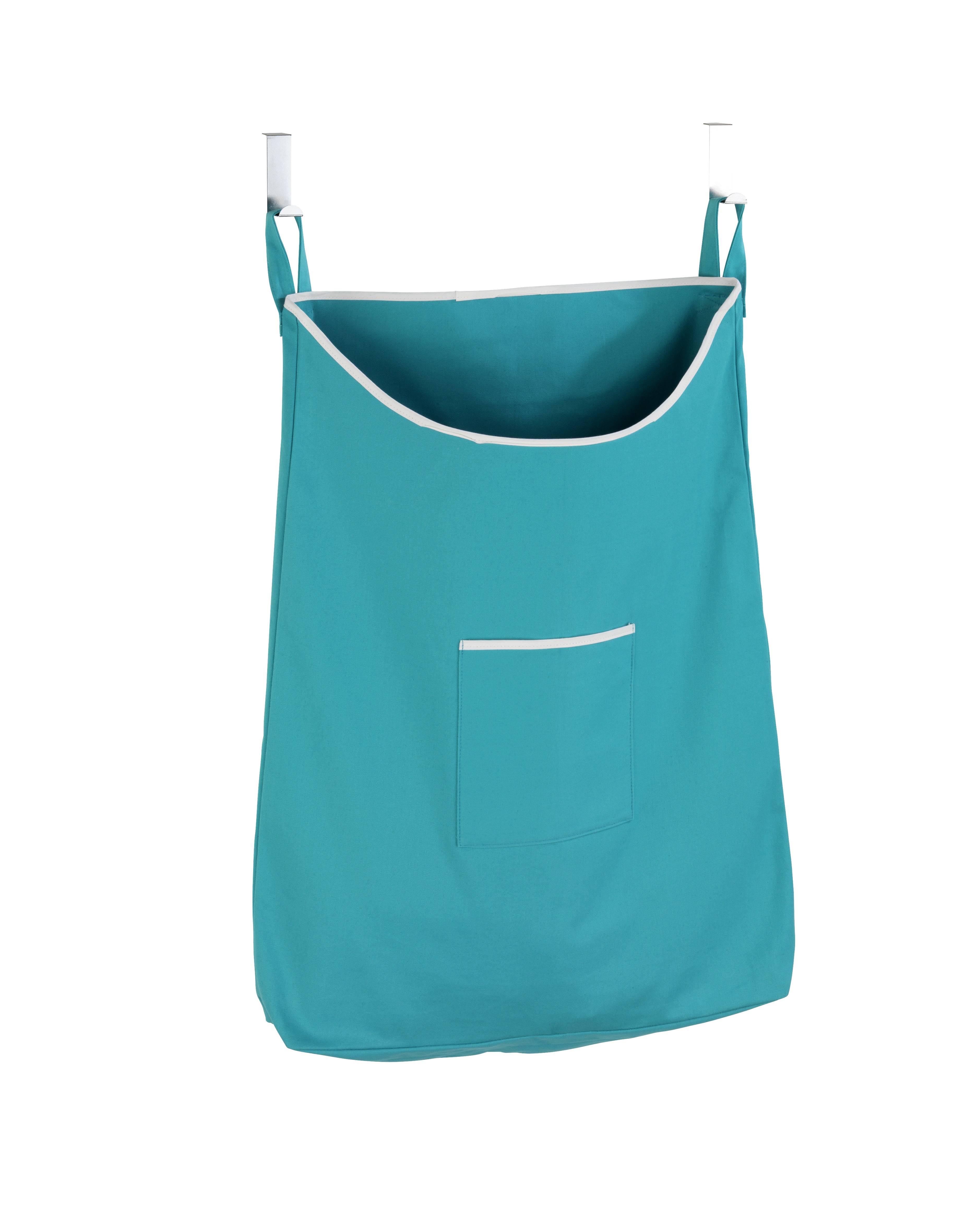 Wenko Über-Tür Wäschesammler Canguro Petrol, 65l