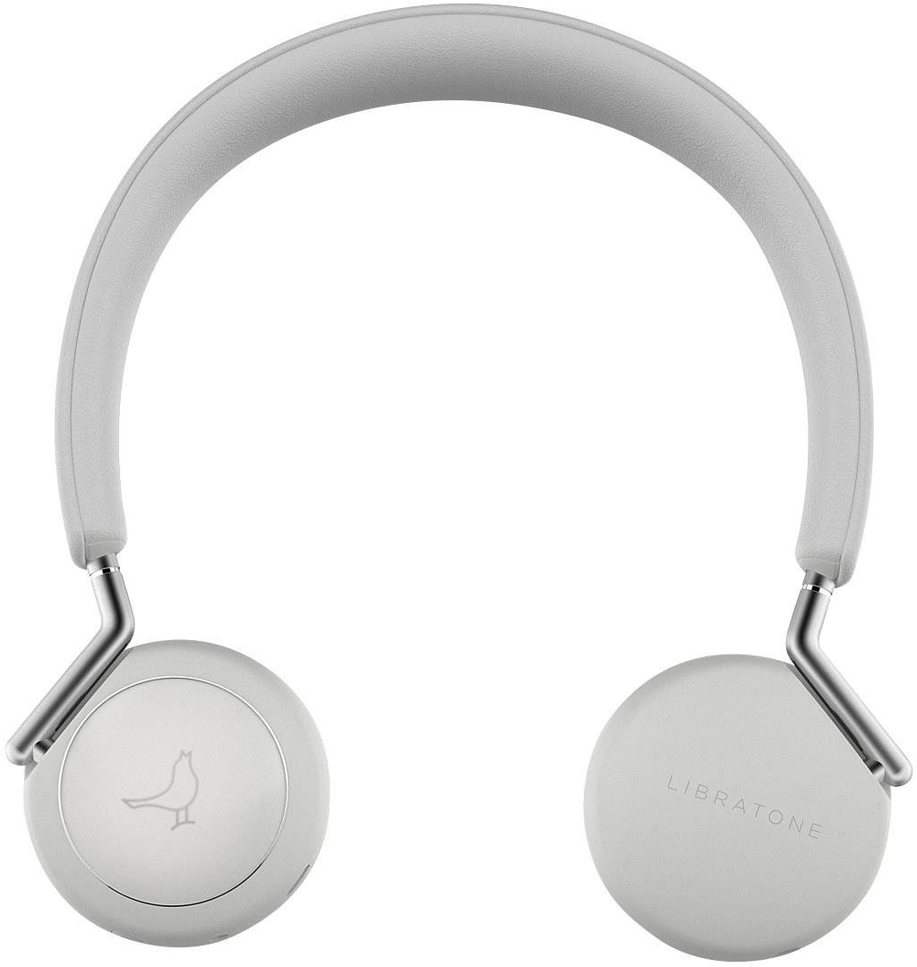 Libratone Q Adapt On-Ear Cloudy White On Ear Kopfhörer Bluetooth®, kabelgebunden Weiß Noise Cancelling Touch-Steuerung, Lautstärkeregelung