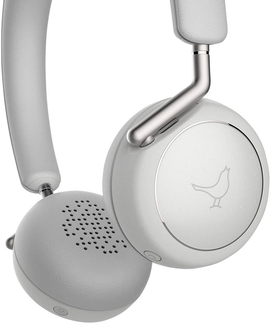 Libratone Q Adapt On-Ear Cloudy White On Ear Kopfhörer Bluetooth®, kabelgebunden Weiß Noise Cancelling Touch-Steuerung, Lautstärkeregelung