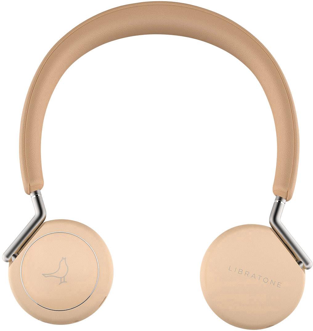 Libratone Q Adapt Elegant Nude On Ear Kopfhörer Bluetooth®, kabelgebunden Natur-Beige Noise Cancelling Touch-Steuerung, Headset