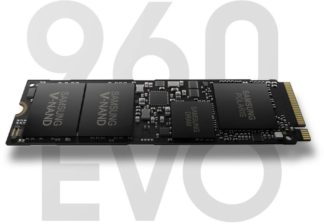 Samsung 960 EVO 500 GB Interne M.2 PCIe NVMe SSD 2280 PCIe 3.0 x4 Retail MZ-V6E500BW