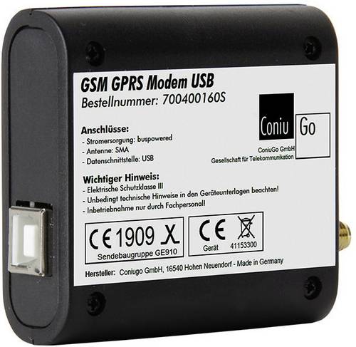 ConiuGo 700400160S GSM Modem 9 V/DC, 12 V/DC, 24 V/DC, 35 V/DC