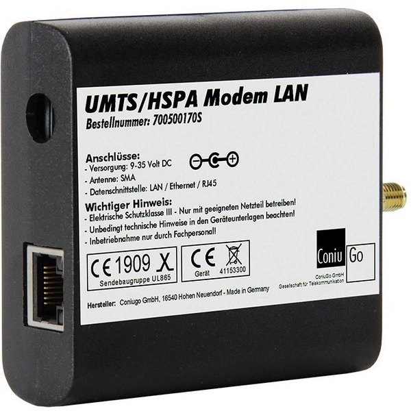 ConiuGo 700500170S UMTS Modem 9 V/DC, 12 V/DC, 24 V/DC, 35 V/DC ConiuGo 700500170S UMTS Modem 9 V/DC, 12 V/DC, 24 V/DC, 35 V/DC