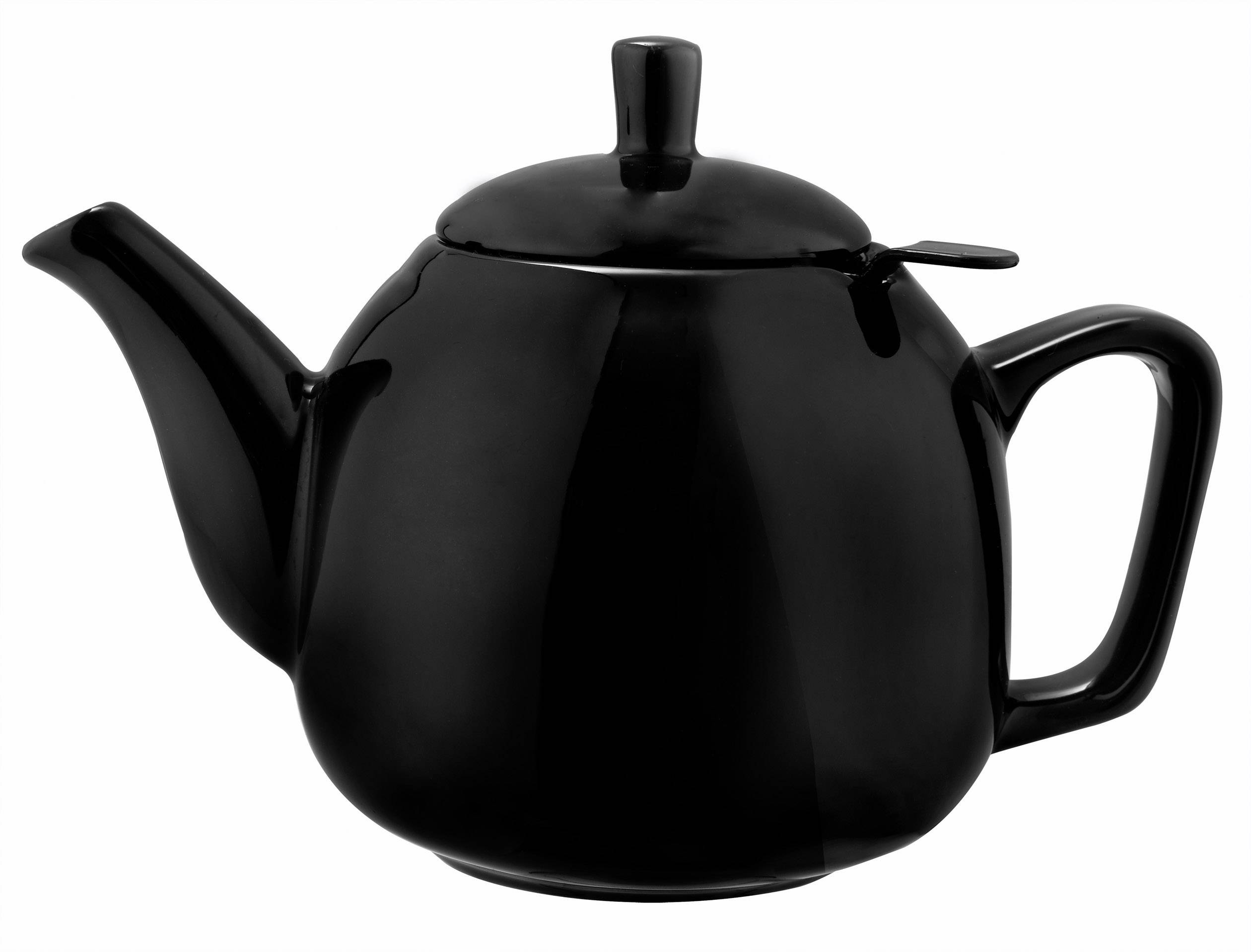 EFBE Schott Samowar mit Teekanne Teemaschine Silber, Schwarz