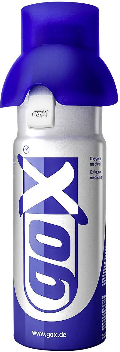 goX Sauerstoff 6 l, 6er Pack Inhalator mit Inhalationsmaske