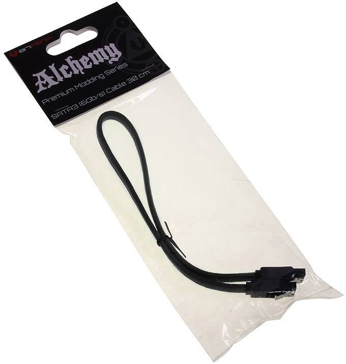 Bitfenix Festplatten Anschlusskabel [1x SATA-Buchse 7pol. - 1x SATA-Buchse 7pol.] 30.00cm Schwarz