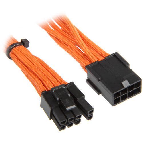 Bitfenix Strom Verlängerungskabel [1x PCIe-Stecker 8pol. (6+2) - 1x PCIe-Buchse 8pol.] 45.00cm Orange, Schwarz