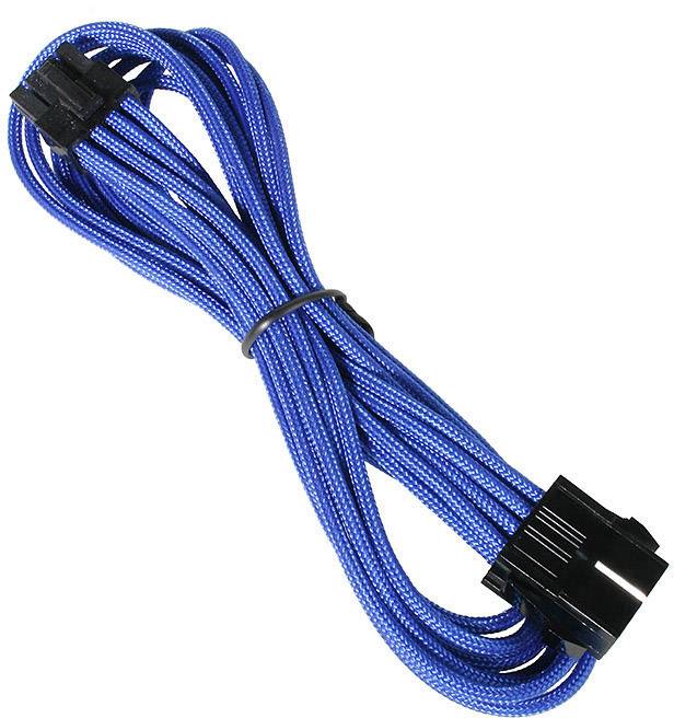 Bitfenix Strom Verlängerungskabel [1x  - 1x ] 45.00 cm Blau, Schwarz