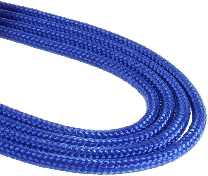 Bitfenix Strom Verlängerungskabel [1x  - 1x ] 45.00 cm Blau, Schwarz