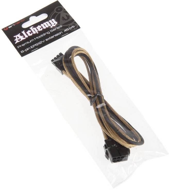 BitF 8-Pin EPS12V Verl 45cm gold/SW