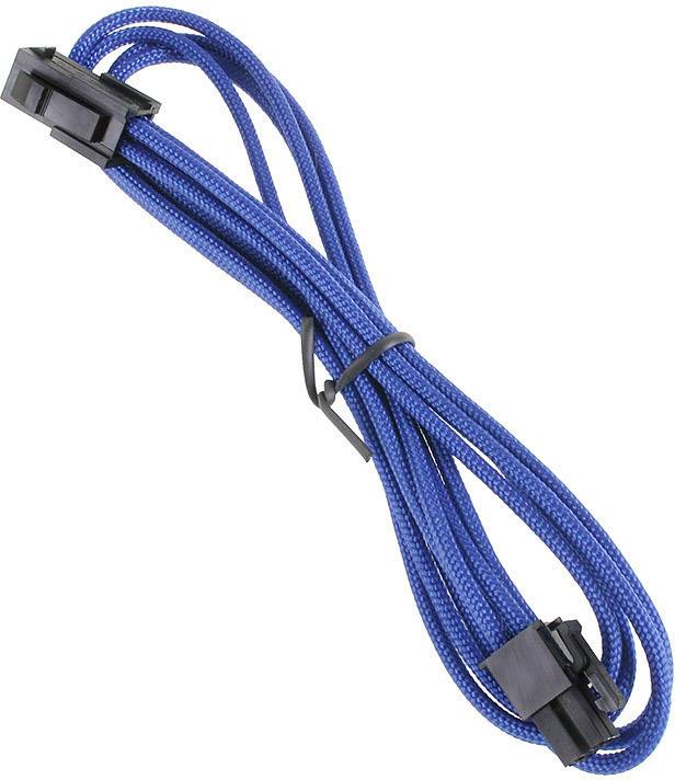 Bitfenix Strom Verlängerungskabel [1x ATX-Strom-Stecker 4pol. - 1x ATX-Strom-Buchse 4pol.] 45.00cm Blau, Schwarz