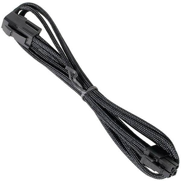 Bitfenix Strom Verlängerungskabel [1x ATX-Strom-Stecker 4pol. - 1x ATX-Strom-Buchse 4pol.] 0.45m Schwarz