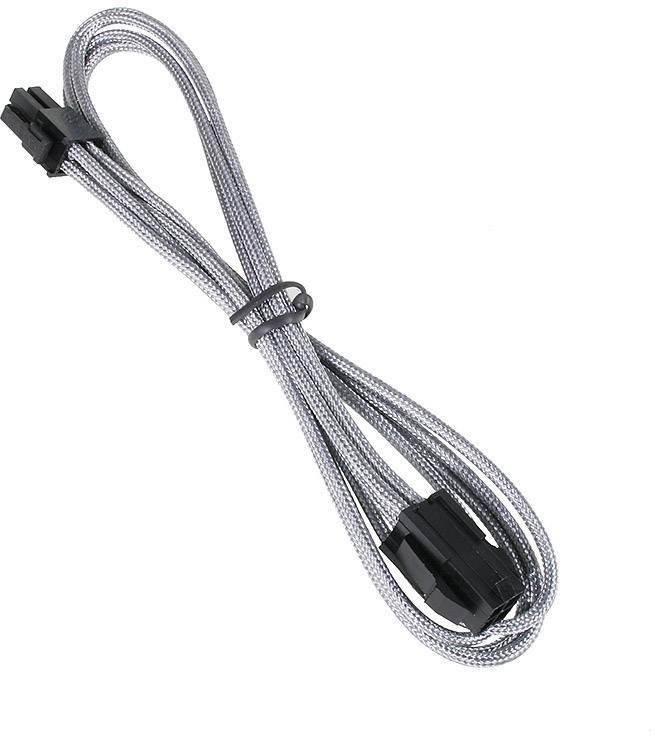 Bitfenix Strom Verlängerungskabel [1x ATX-Strom-Stecker 4pol. - 1x ATX-Strom-Buchse 4pol.] 45.00cm Silber, Schwarz