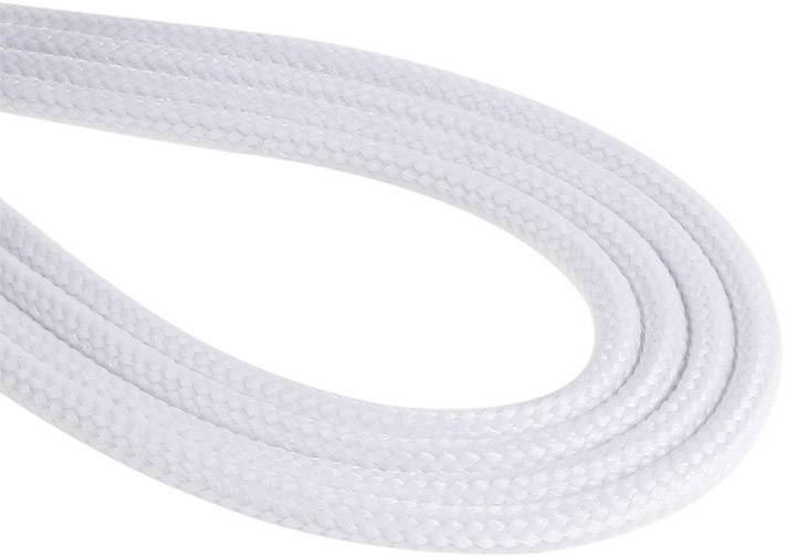 Bitfenix Strom Verlängerungskabel [1x ATX-Strom-Stecker 4pol. - 1x ATX-Strom-Buchse 4pol.] 0.45m Weiß, Schwarz